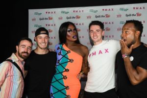 Max team with drag queen Shea Coulee