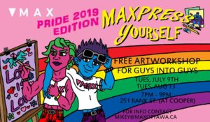 MAXpress yourself pride edition poster