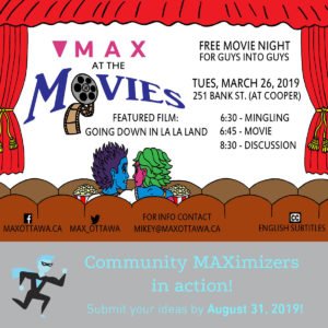 MAX At The Movies poster for Community MAXimizer Program