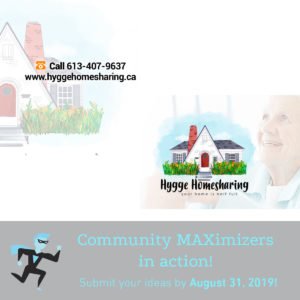Hygge Homesharingposter for Community MAXimizer Program